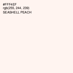 #FFF4EF - Seashell Peach Color Image